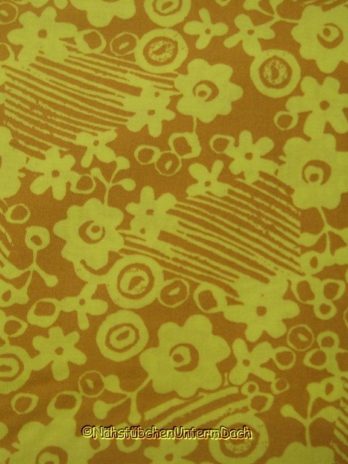 Patchworkstoff Blumen gelb Folkheart by Sara Trail